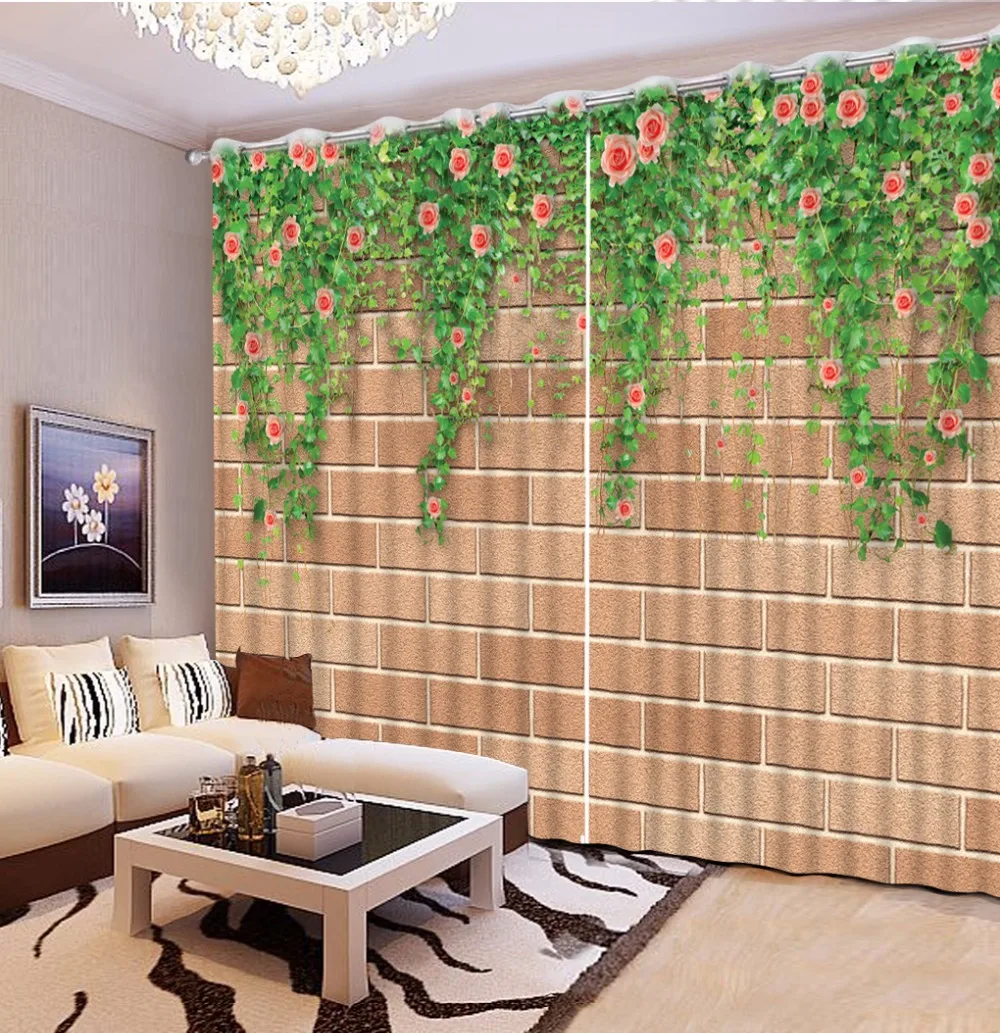 Pastoral Style 3D Curtains rose Decoration Curtains For Living Room Bedroom flower vine romantic Photo Curtain
Pastoral Style 3D Curtains rose Decoration Curtains For Living Room Bedroom flower vine romantic Photo Curtain