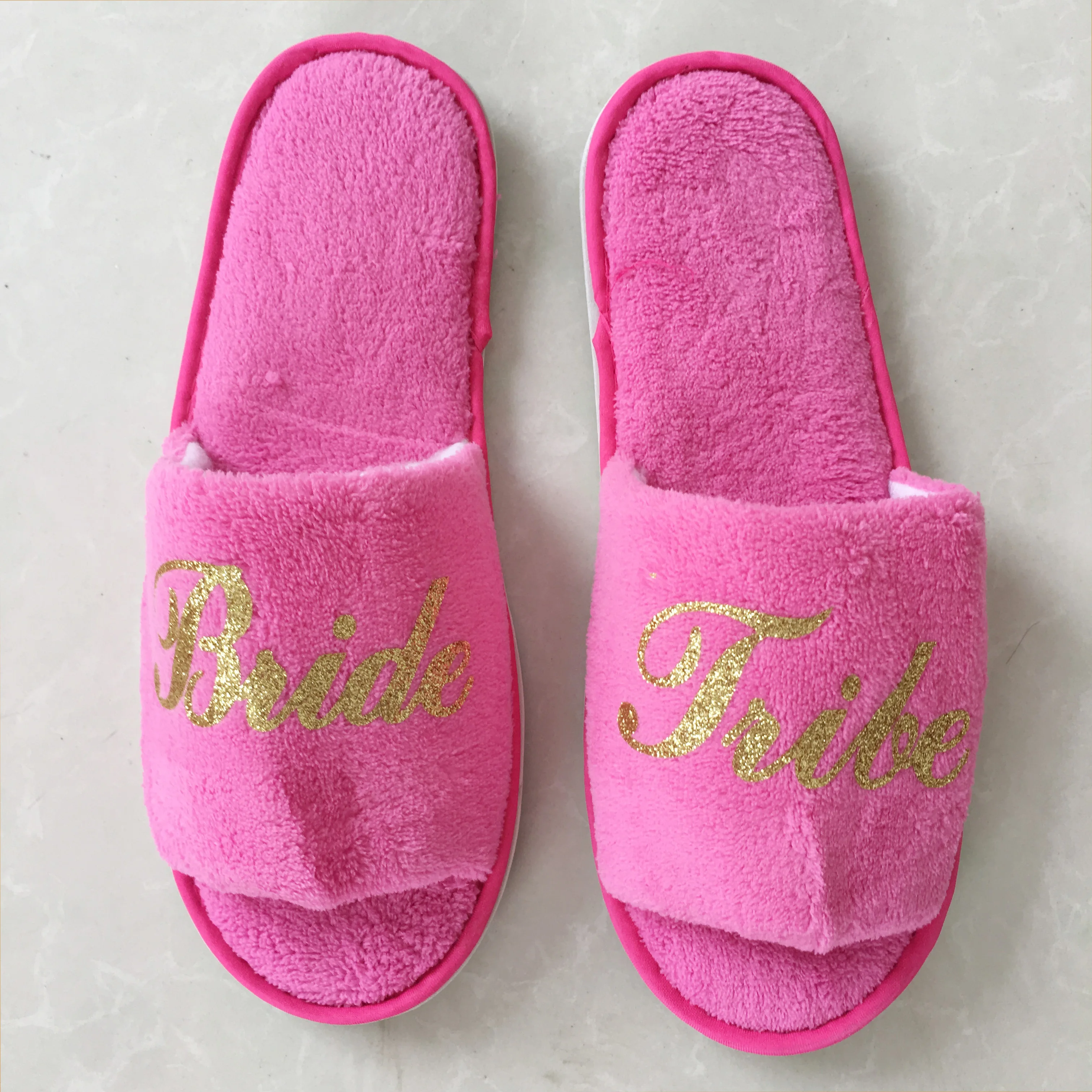 

5pairs personalize any text language Unique Custom logo Wedding Bride to be Bridesmaid gifts Personalized Slippers gift