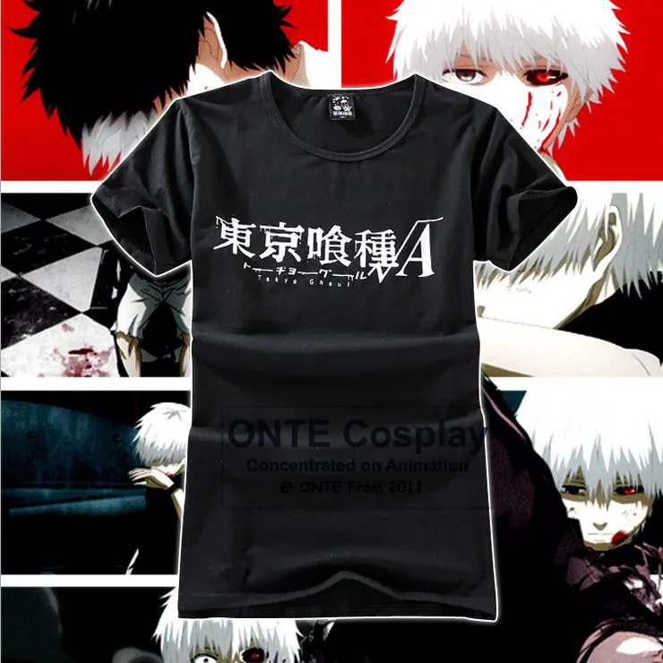 ONTE Fashion Anime Tokyo Ghoul Cosplay T-shirt Men short-sleeve Tops Ken Kaneki Print O Neck T shirts Dropshipping
ONTE Fashion Anime Tokyo Ghoul Cosplay T-shirt Men short-sleeve Tops Ken Kaneki Print O Neck T shirts Dropshipping