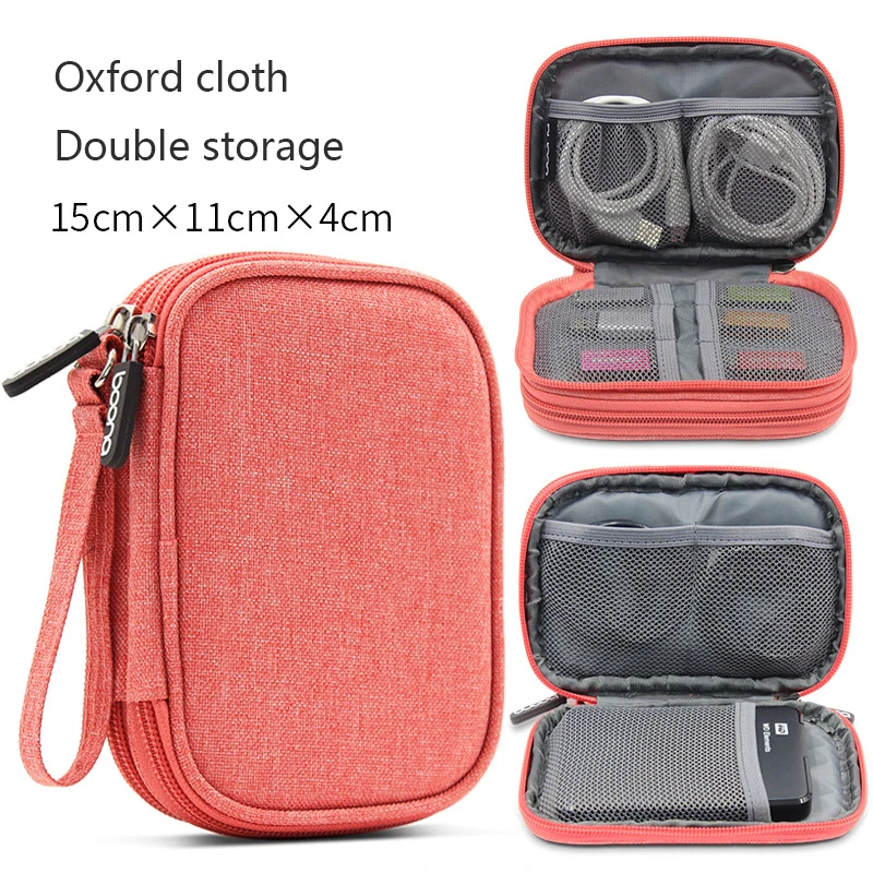 Travel Accessories Bags Waterproof oxford durable mobile power shockproof headphone data USB Headset Data Hard Drive Hand bag
Travel Accessories Bags Waterproof oxford durable mobile power shockproof headphone data USB Headset Data Hard Drive Hand bag
