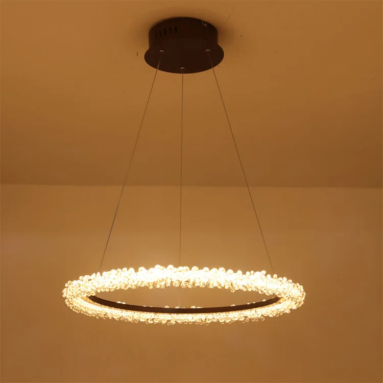 Modern Crystal LED Pendant Light Round Ring American Style Hanging Light Bedroom Dining Room Home Decor Pendant Lamp
Modern Crystal LED Pendant Light Round Ring American Style Hanging Light Bedroom Dining Room Home Decor Pendant Lamp