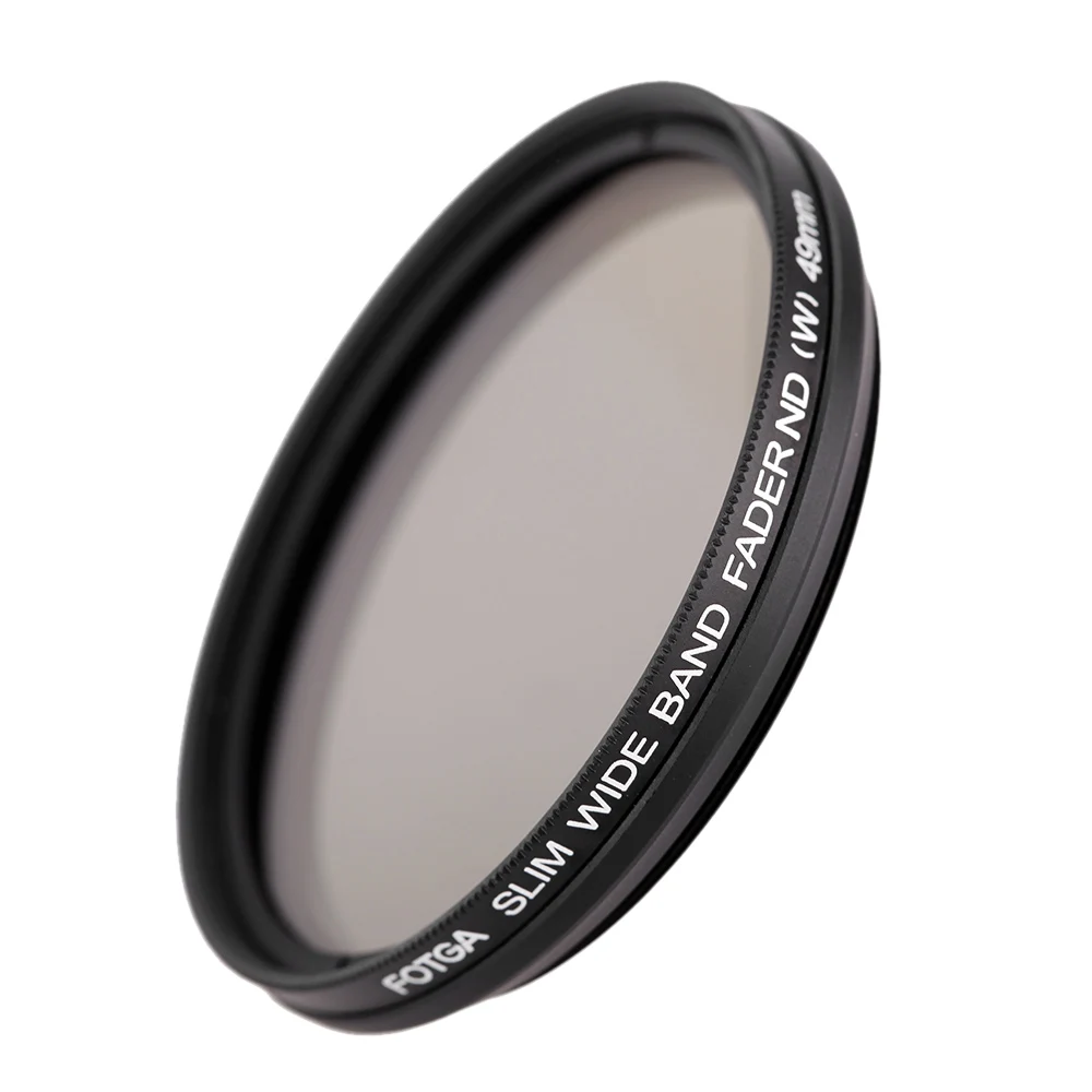 Oversea Stock Fotga 49mm Slim Fader Variable ND Filter Neutral Density Adjustable ND2 to ND400 for Canon Nikon DSLR Cameras
Oversea Stock Fotga 49mm Slim Fader Variable ND Filter Neutral Density Adjustable ND2 to ND400 for Canon Nikon DSLR Cameras