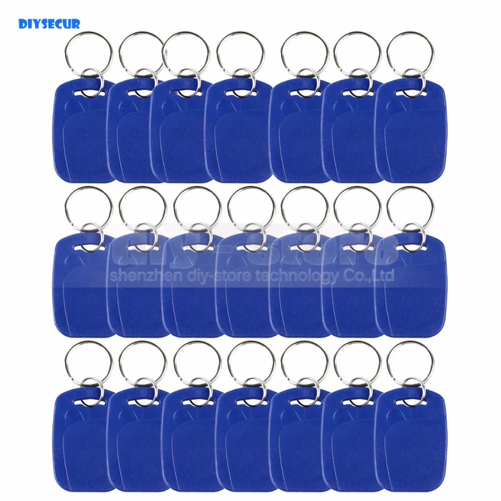 DIYSECUR 100pcs/lot Rfid 125Khz Proximity Rfid Id Card Key chain Key Tags Keyfobs
DIYSECUR 100pcs/lot Rfid 125Khz Proximity Rfid Id Card Key chain Key Tags Keyfobs