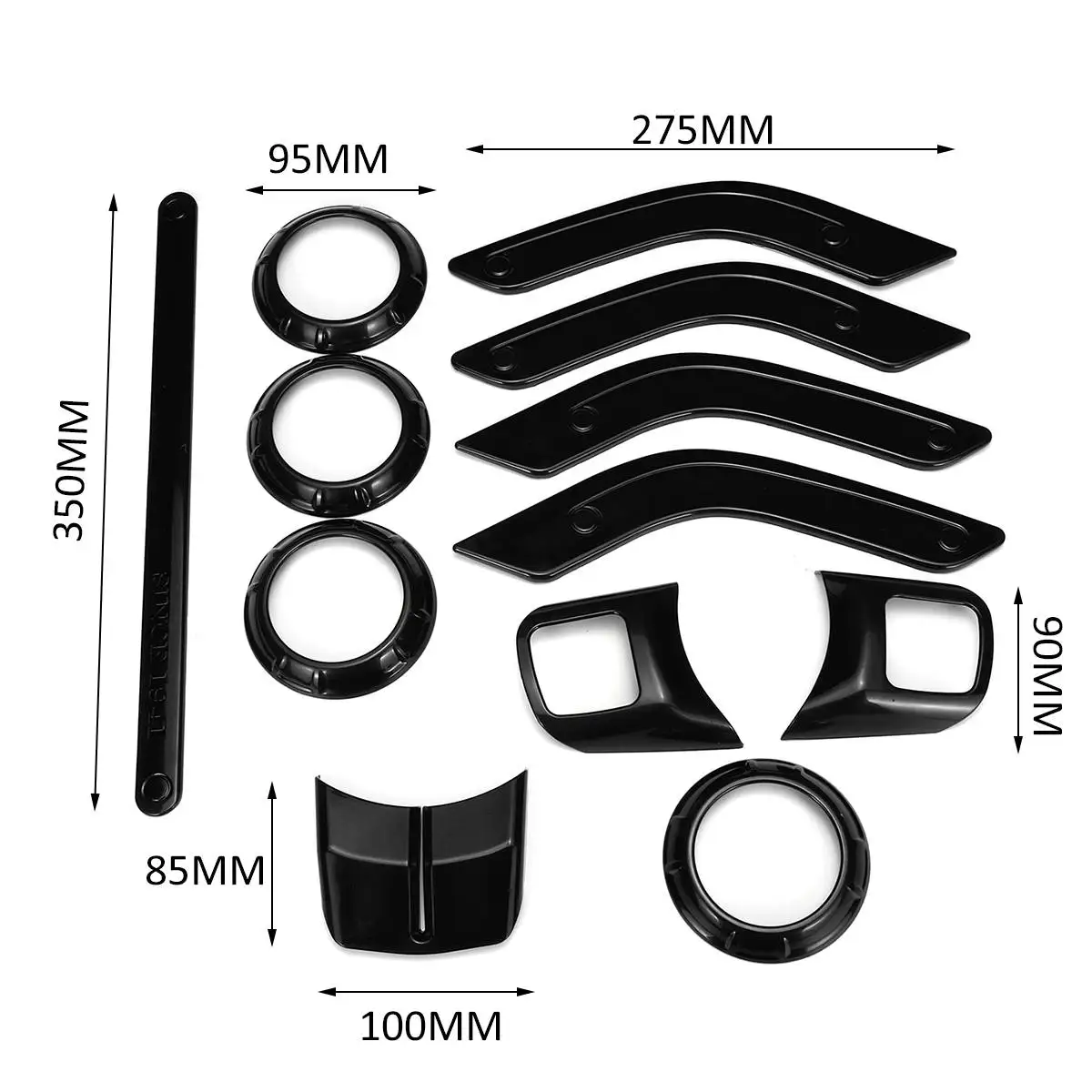 12pcs Full Set ABS Interior Decoration Trim Kit Interior Mouldings Trim Strip Decor for Wrangler 2011-2017
12pcs Full Set ABS Interior Decoration Trim Kit Interior Mouldings Trim Strip Decor for Wrangler 2011-2017