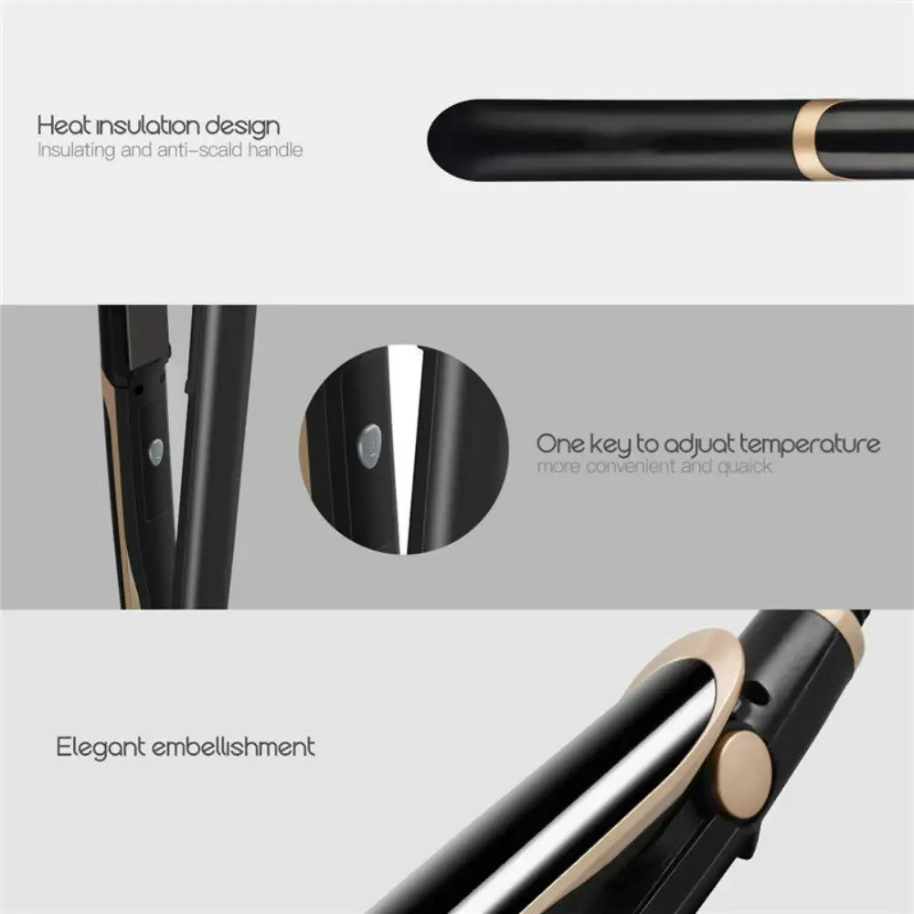 2 In 1Infrared Hair Straightener & Hair Curler Irons Quick Heating Professional Flat Iron Negative Ion Hair Straightens Curls
2 In 1Infrared Hair Straightener & Hair Curler Irons Quick Heating Professional Flat Iron Negative Ion Hair Straightens Curls