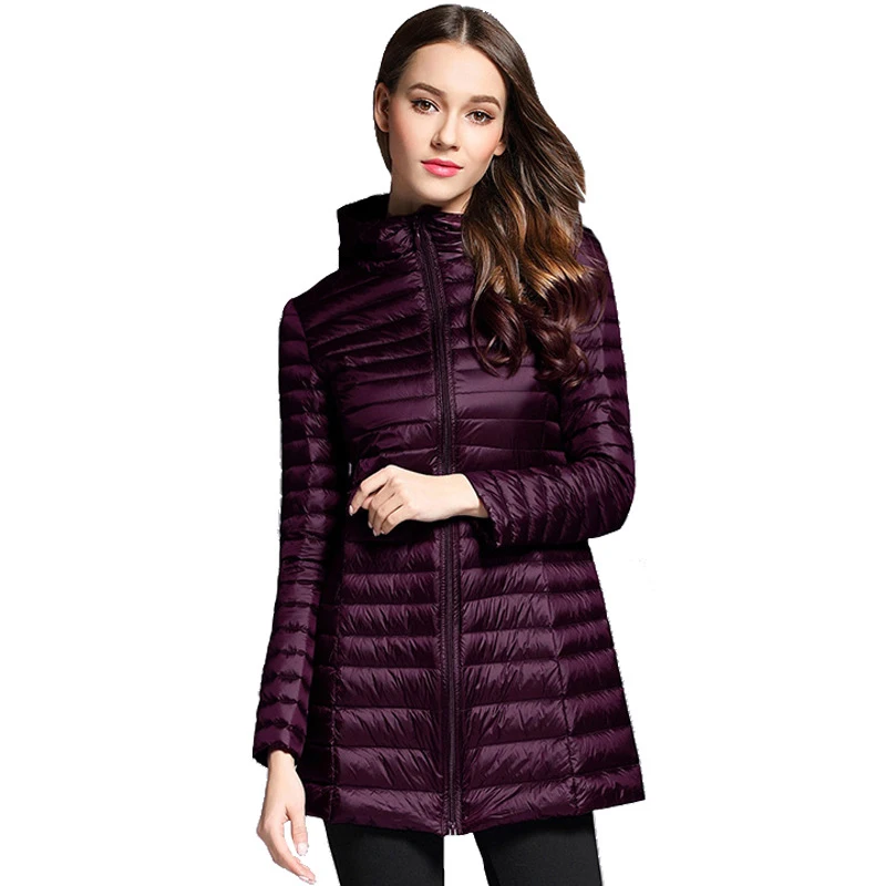 Winter Women Ultra Light Down Jacket 90% Duck Down Hooded Long Jackets Long Sleeve Warm Coat Women Parka Female Portabl Outwear
Winter Women Ultra Light Down Jacket 90% Duck Down Hooded Long Jackets Long Sleeve Warm Coat Women Parka Female Portabl Outwear