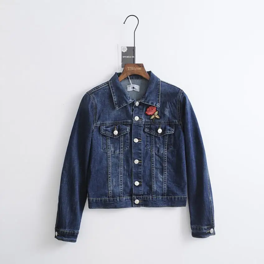 Wholesale England style single breasted denim jacket female great quality embroidery retro jacket ins fashion jackets wq1759
Wholesale England style single breasted denim jacket female great quality embroidery retro jacket ins fashion jackets wq1759