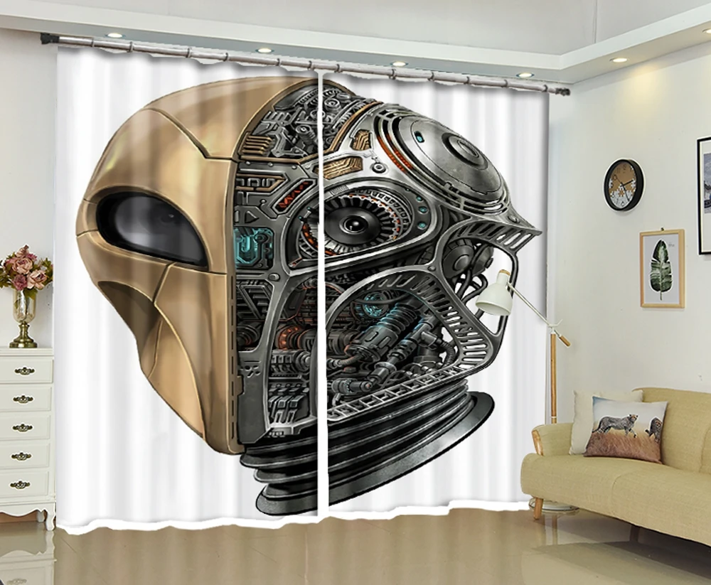 3D Curtain Skull Print Luxury Blackout Window Curtain Living Room kids Bedroom Drapes Rideaux Cortina Customized size pillowcase
3D Curtain Skull Print Luxury Blackout Window Curtain Living Room kids Bedroom Drapes Rideaux Cortina Customized size pillowcase
