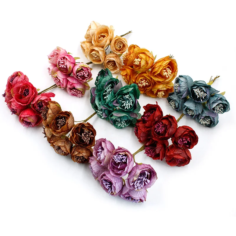2018 New 6pcs/lot Artificial Flower Stamen Rose Bouquet Wedding Home Party Decoration DIY Clip Art Handmade Accessories Wreath
2018 New 6pcs/lot Artificial Flower Stamen Rose Bouquet Wedding Home Party Decoration DIY Clip Art Handmade Accessories Wreath