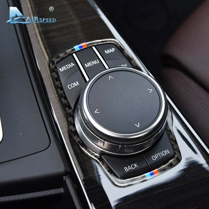 AIRSPEED Car Carbon Fiber for BMW Multimedia Button Frame Cover Knob Trim for F10 F20 F30 F34 F07 F25 F26 F15 F16 Accessories
AIRSPEED Car Carbon Fiber for BMW Multimedia Button Frame Cover Knob Trim for F10 F20 F30 F34 F07 F25 F26 F15 F16 Accessories