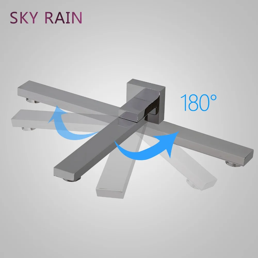 Настенный кран под носиком SKY RAIN 180 градусов поддерживает вращение на одно