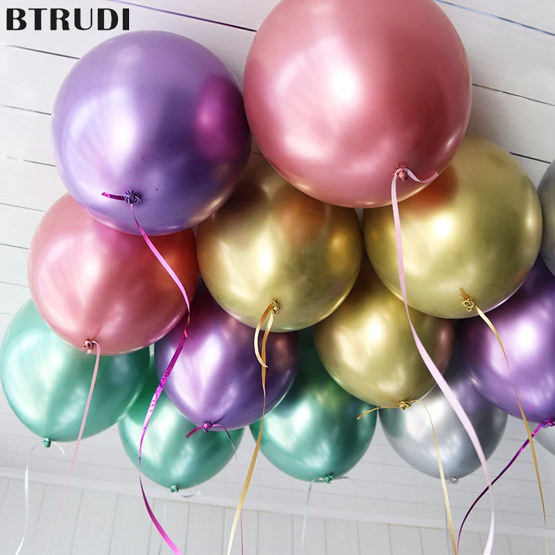 BTRUDI 10pcs thickened metal balloons 12inch gold silver green purple red wedding scene arrangement birthday party decoration
BTRUDI 10pcs thickened metal balloons 12inch gold silver green purple red wedding scene arrangement birthday party decoration