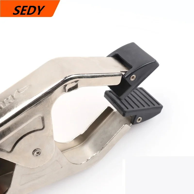SEDY 250mm Long Steel Spring Clamps Flexible Strong A Type Extra Large Clip Nylon Wood Carpenter Tool 3'' | Обустройство дома