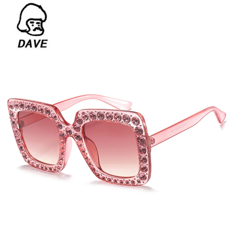 Dave Brand Trend Pink Rhinestone Sunglasses Women Purple Black Square Oversized Sun Glasses Female Party Crystal Eyewear Uv400
Dave Brand Trend Pink Rhinestone Sunglasses Women Purple Black Square Oversized Sun Glasses Female Party Crystal Eyewear Uv400