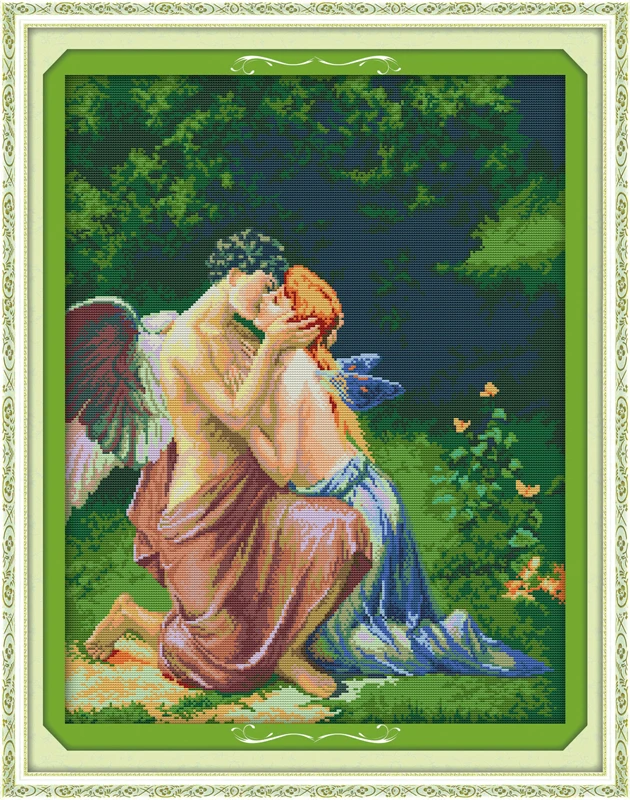 A Kissing of Angels cross stitch kit people 18ct 14ct 11ct count print canvas stitches embroidery DIY handmade needlework
A Kissing of Angels cross stitch kit people 18ct 14ct 11ct count print canvas stitches embroidery DIY handmade needlework