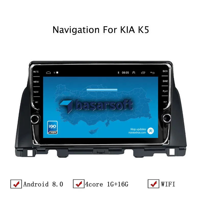 10 1 "Android 8 автомобиля gps навигации для Kia K5 Оптима 2017 2018 Автомобиль Радио Стерео