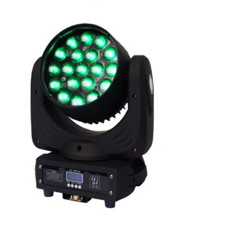 LED RGBW Zoom 19*12W Bee Eye Moving Head Light для dj night bar | Освещение