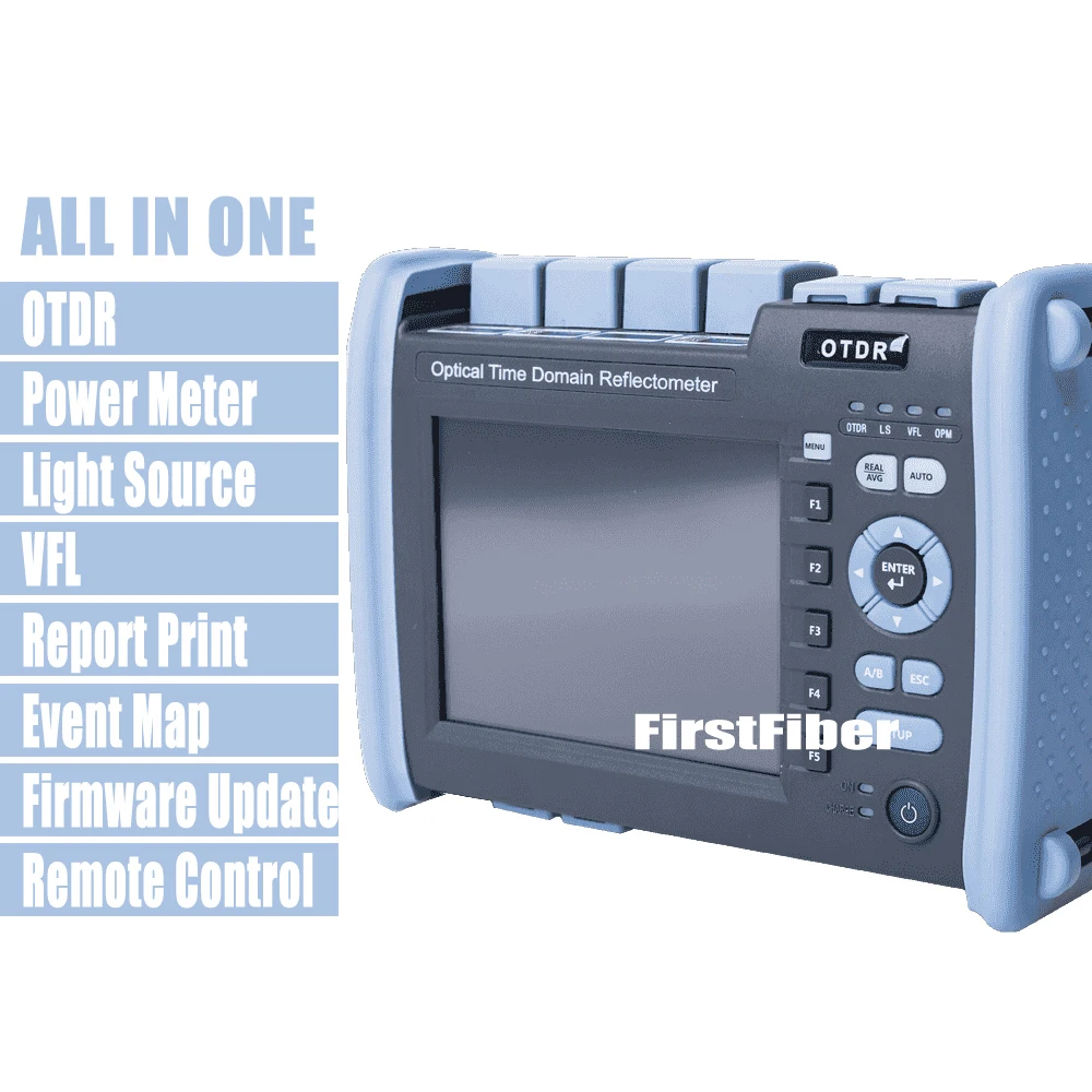 FF-990PRO-Q1 волоконно-оптический рефлектометр SM ММ 850/1300/1310/1550nm рефлектометр встроенный VFL OPM OLS сенсорный экран с SC ST FC LC коннектором
FF-990PRO-Q1 волоконно-оптический рефлектометр SM ММ 850/1300/1310/1550nm рефлектометр встроенный VFL OPM OLS сенсорный экран с SC ST FC LC коннектором