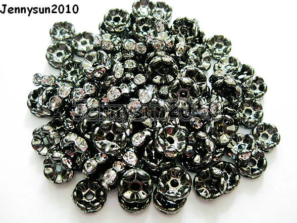 200pcs/lot 5mm Top Quality Czech Clear Crystal Rhinestone Pave Wavy Rondelle Metal Gunmetal Plated Spacer Loose Beads Jewelry
200pcs/lot 5mm Top Quality Czech Clear Crystal Rhinestone Pave Wavy Rondelle Metal Gunmetal Plated Spacer Loose Beads Jewelry