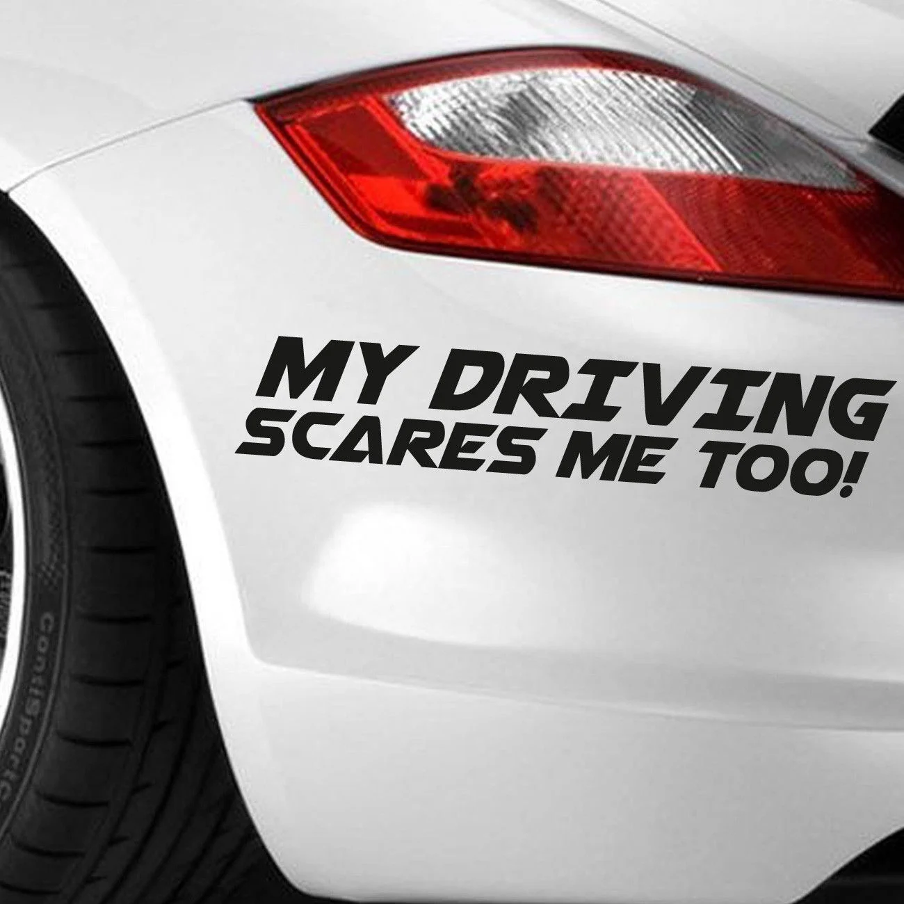 Funny Stickers MY DRIVING SCARES ME TOO Window Vinyl Decal Sticker car styling sticker 20x6cm
Funny Stickers MY DRIVING SCARES ME TOO Window Vinyl Decal Sticker car styling sticker 20x6cm