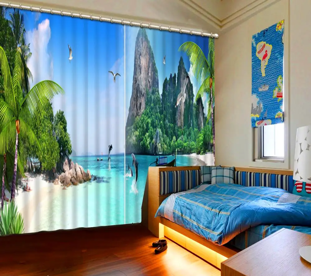 home decor customize stereoscopic curtains Dolphin scenery home and garden top seller 3D curtains
home decor customize stereoscopic curtains Dolphin scenery home and garden top seller 3D curtains