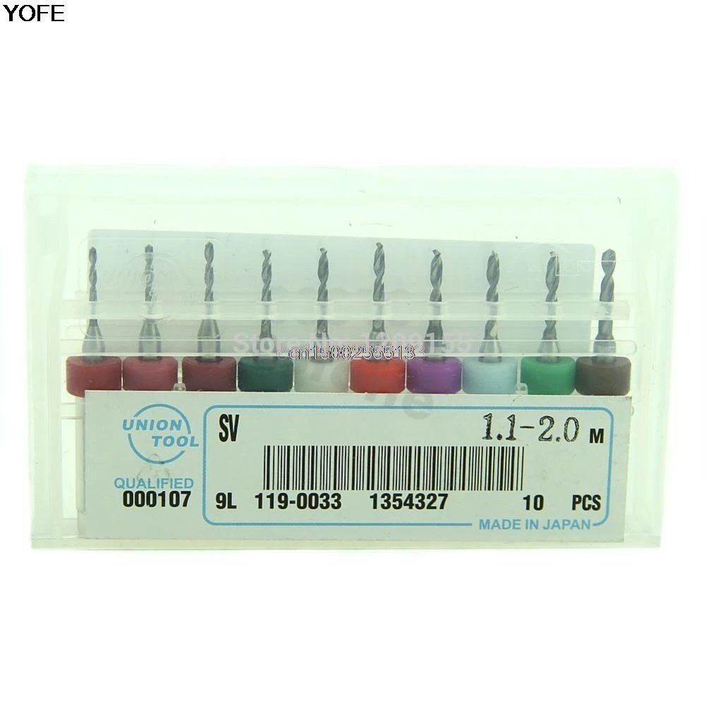 1 set DIY 10Pcs 1.1mm-2.0 mm PCB Print Circuit Board Carbide Micro Drill Bits Tool
1 set DIY 10Pcs 1.1mm-2.0 mm PCB Print Circuit Board Carbide Micro Drill Bits Tool