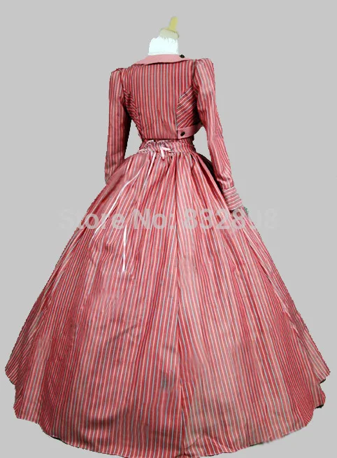 Top Sale New Arrival Seconds Kill Three Piece Vertical Stripes Civil War Victorian Dress Reenactment Gown Costume
Top Sale New Arrival Seconds Kill Three Piece Vertical Stripes Civil War Victorian Dress Reenactment Gown Costume