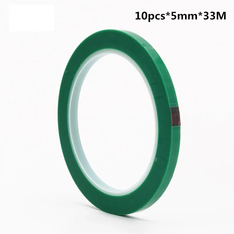 10pcs 5mm*33 meters*0.06mm High Temperature PET Green Masking Tape for Coating, PCB Plating Shield
10pcs 5mm*33 meters*0.06mm High Temperature PET Green Masking Tape for Coating, PCB Plating Shield