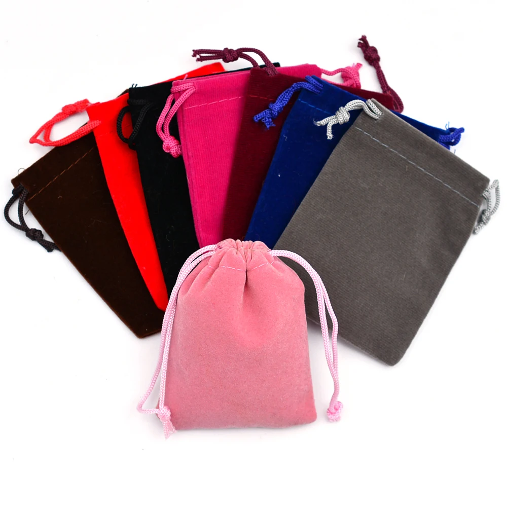 Handmade Colorful Velvet Pouches 5x7cm/7x9cm/9x12cm Drawstring Jewelry Gift Packaging Bag Wedding Party Decor 10 pcs Can Custome
Handmade Colorful Velvet Pouches 5x7cm/7x9cm/9x12cm Drawstring Jewelry Gift Packaging Bag Wedding Party Decor 10 pcs Can Custome