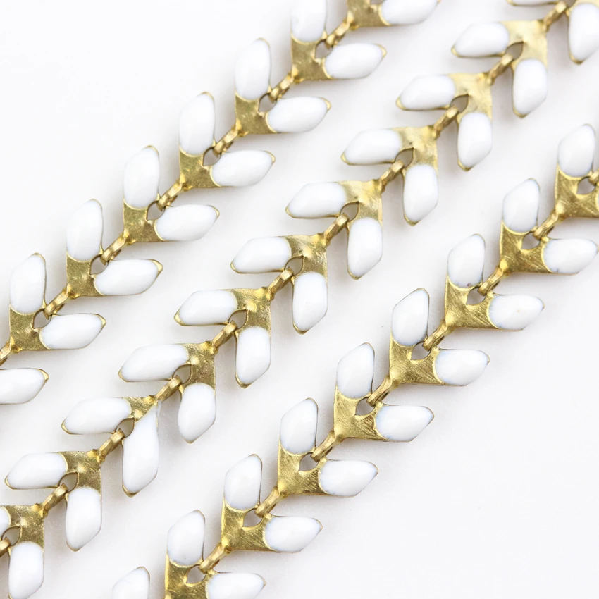 5meters Brass Copper Plated Enamel Chain Fine Jewelry,White Enamel Fishbone Chains,Herringbone Flat Arrow Designer Chevron ZJ233
5meters Brass Copper Plated Enamel Chain Fine Jewelry,White Enamel Fishbone Chains,Herringbone Flat Arrow Designer Chevron ZJ233