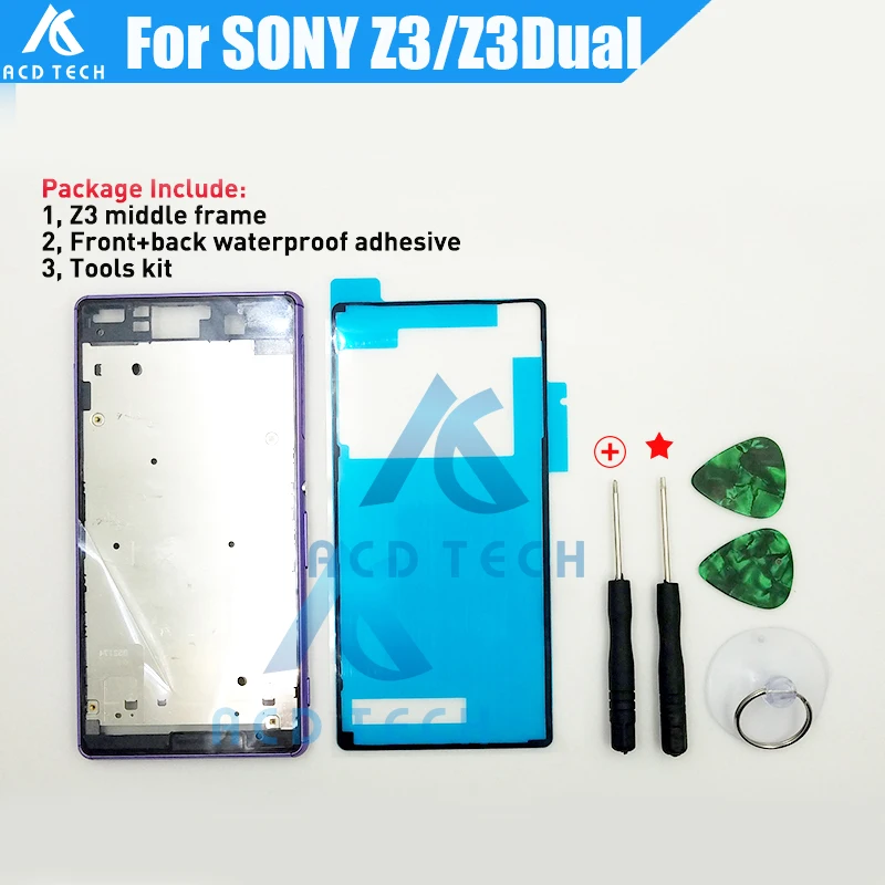 Aocarmo Middle Frame Bracket Panel Front Frame Bezel Panel Housing for Sony Xperia Z3 D6603/D6653/D6683SOL26Black/White/Gold
Aocarmo Middle Frame Bracket Panel Front Frame Bezel Panel Housing for Sony Xperia Z3 D6603/D6653/D6683SOL26Black/White/Gold