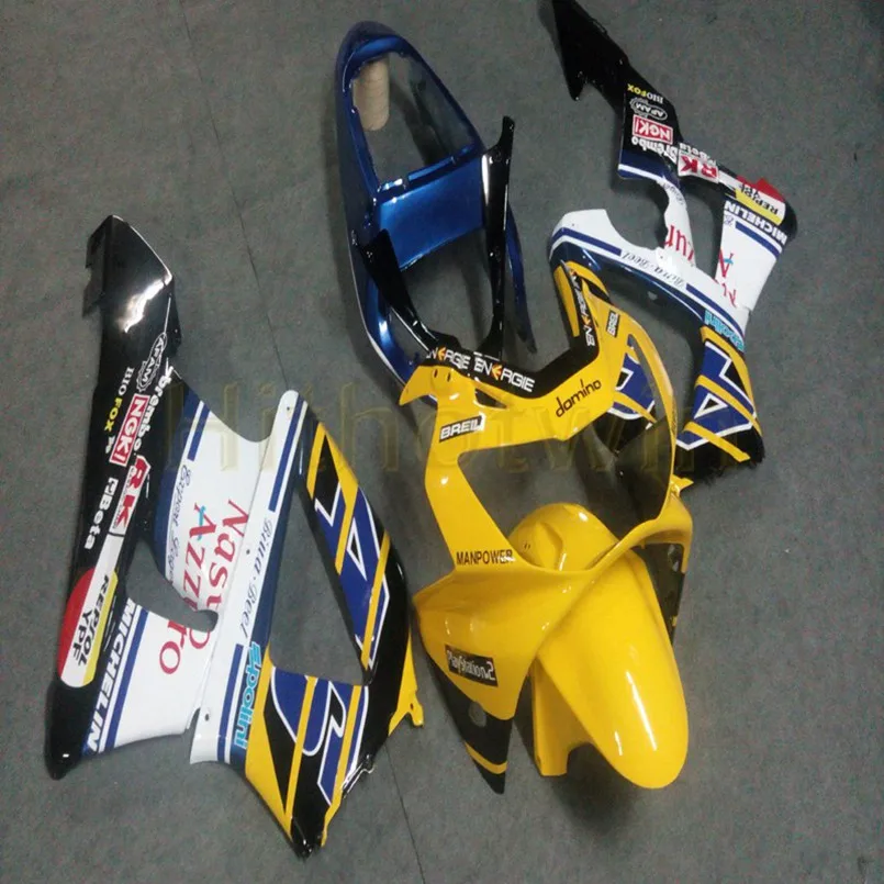 Custom motorcycle Fairings for CBR929RR 2000-2001 CBR 929 RR 00 01 ABS plastic kit+Botls+Injection mold yellow white M2
Custom motorcycle Fairings for CBR929RR 2000-2001 CBR 929 RR 00 01 ABS plastic kit+Botls+Injection mold yellow white M2