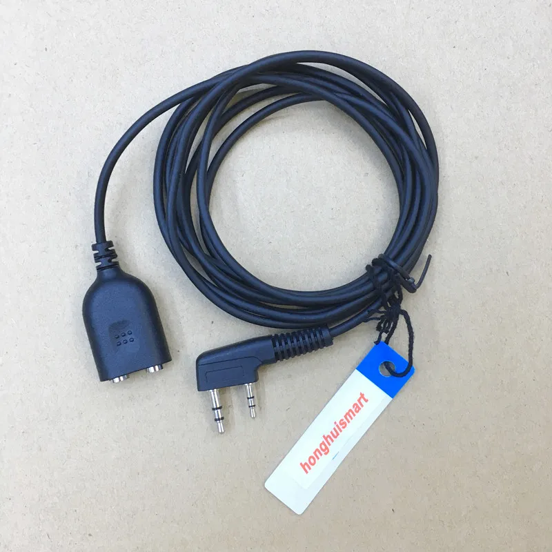 Honghuismart K к разъем 2 контакта микрофон динамик наушники расширенный кабель для kenwood