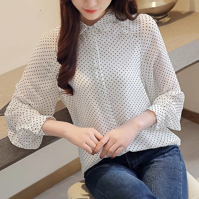 blusas mujer de moda 2018 long sleeve dot chiffon blouse women shirts clothes office blouse tops and blouses
blusas mujer de moda 2018 long sleeve dot chiffon blouse women shirts clothes office blouse tops and blouses