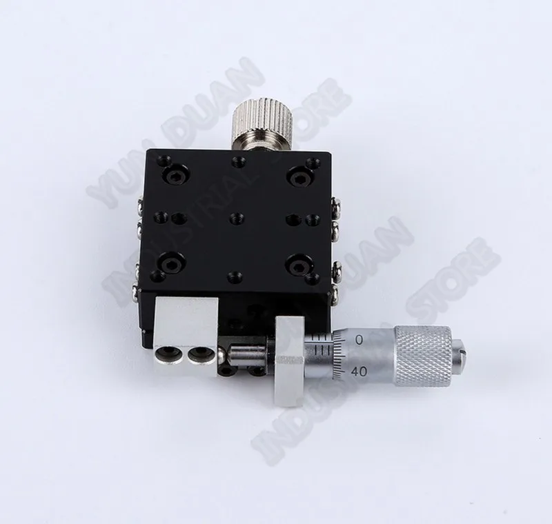 X Axis 30*30mm Manual Micrometer Linear Stage Displacement Trimming Platform Cross Roller Guide Way High precision LX30-L
X Axis 30*30mm Manual Micrometer Linear Stage Displacement Trimming Platform Cross Roller Guide Way High precision LX30-L