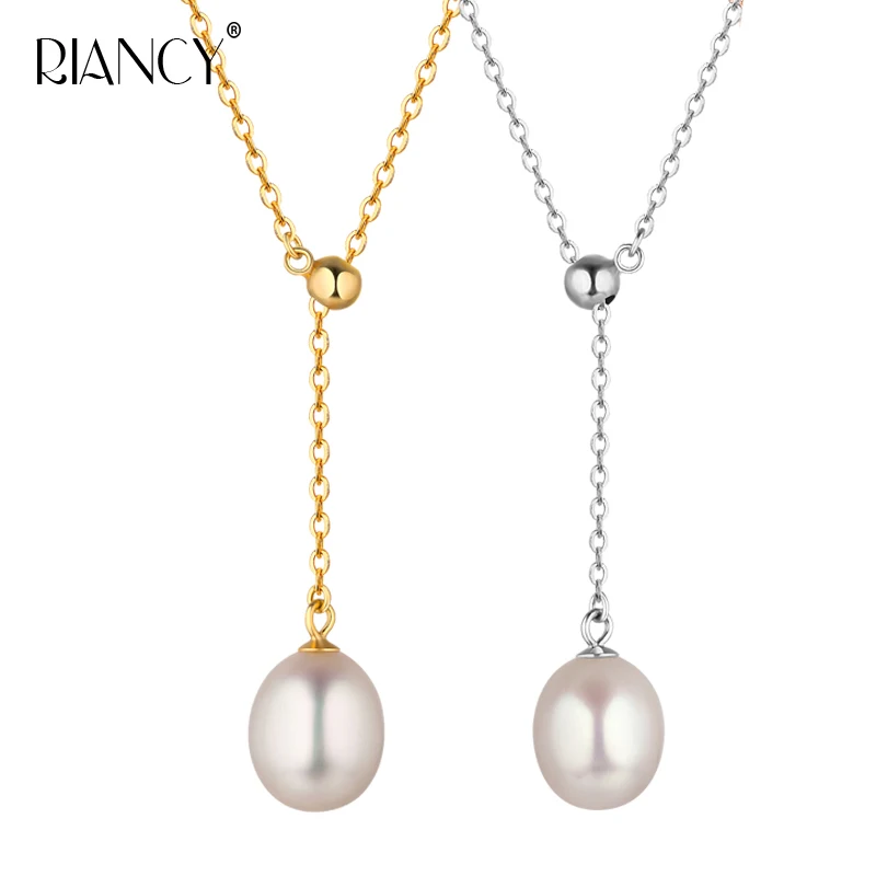 New Pearl Necklace Natural Freshwater adjustable Pearl Pendant Necklace 925 Sterling Silver Jewelry For Women Gift
New Pearl Necklace Natural Freshwater adjustable Pearl Pendant Necklace 925 Sterling Silver Jewelry For Women Gift
