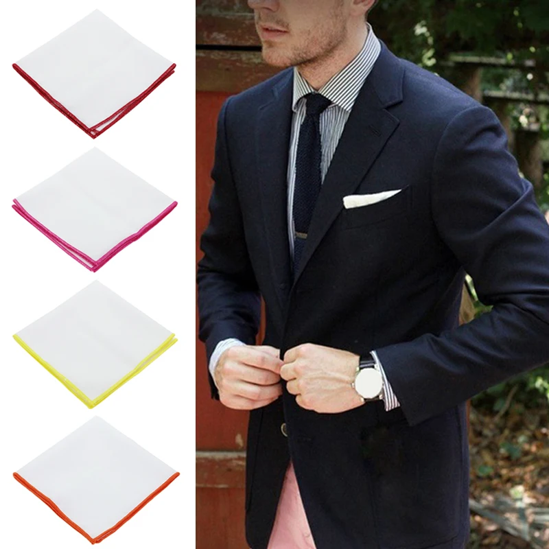 New 17 Colors Men'S Luxury White Pocket Square Cotton Solid Handkerchief Chest Towel Prom Holiday Party Hanky Suit Accessories
New 17 Colors Men'S Luxury White Pocket Square Cotton Solid Handkerchief Chest Towel Prom Holiday Party Hanky Suit Accessories
