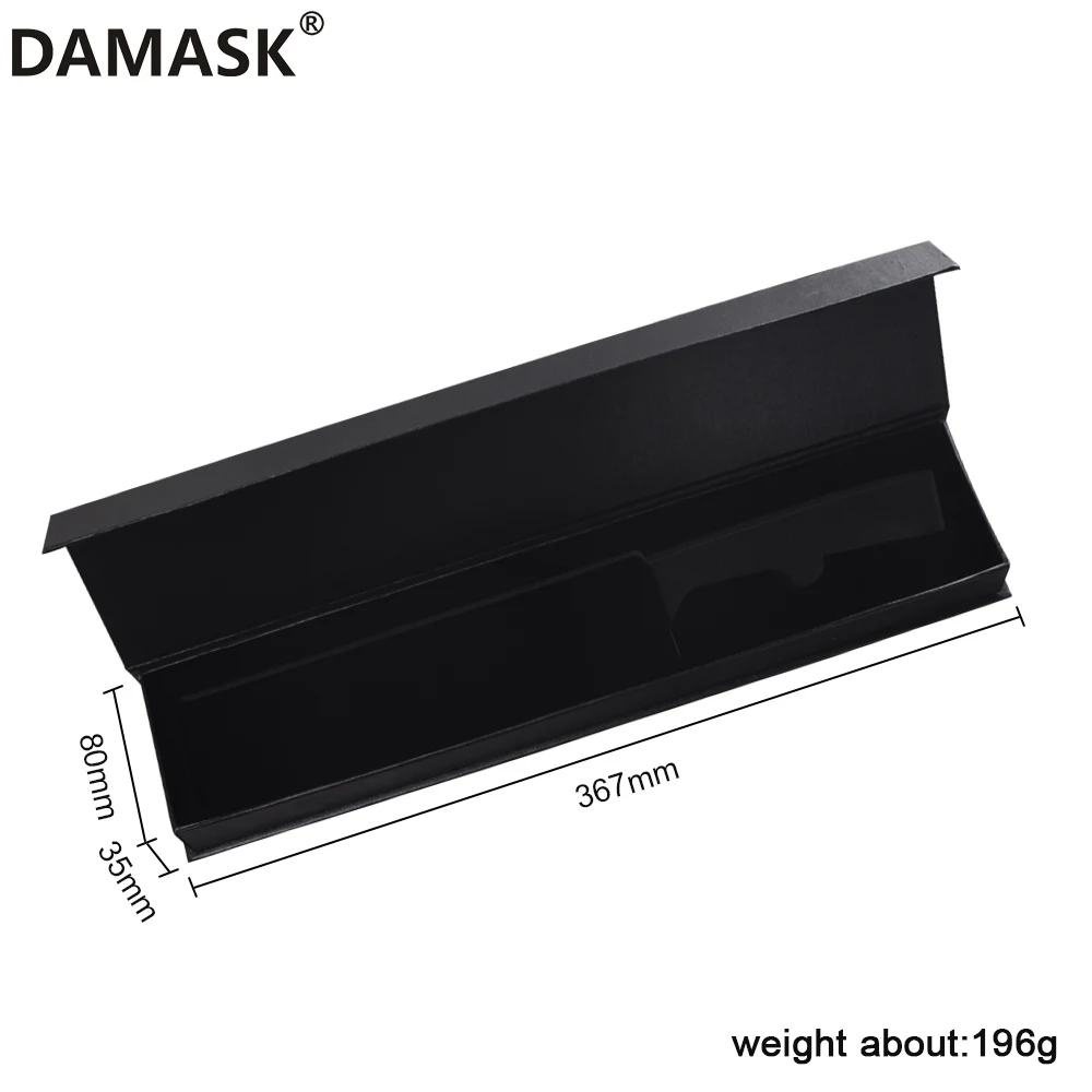 DAMASK 6/8 дюйма коробки для ножей из нержавеющей стали кухонные ножи дамасской