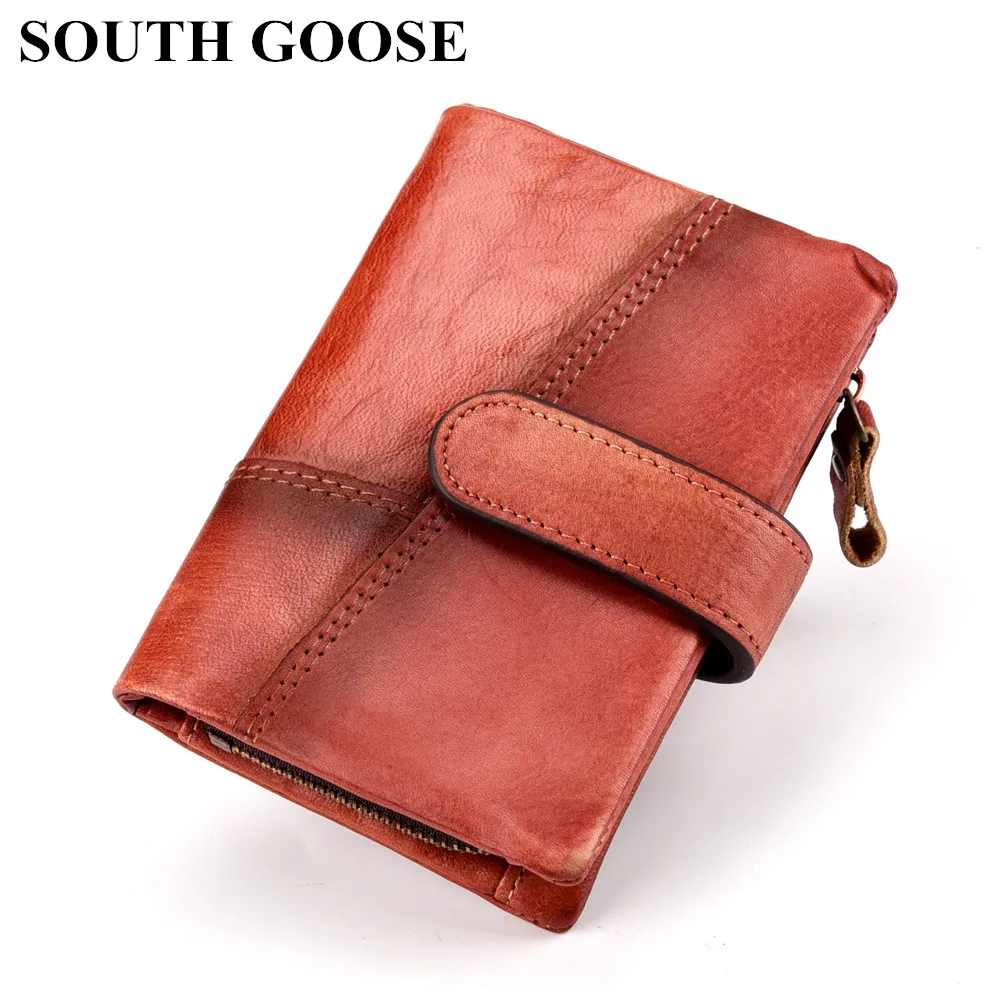 SOUTH GOOSE Genuine Leather Wallet Men/Women Short Wallet With Coin Purse Women RFID Credit Card Holder Men Casual Wallets
SOUTH GOOSE Genuine Leather Wallet Men/Women Short Wallet With Coin Purse Women RFID Credit Card Holder Men Casual Wallets