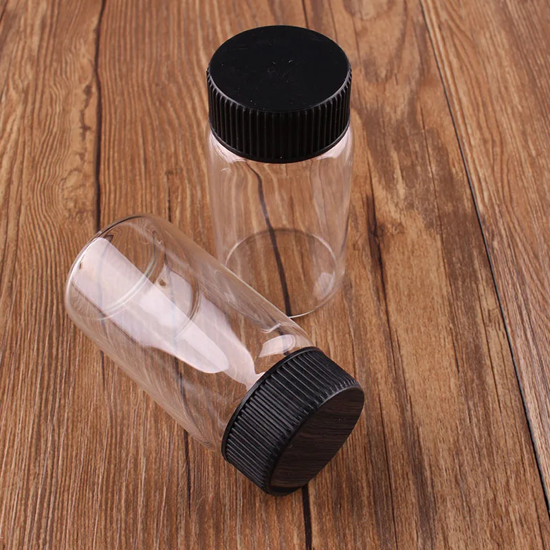 24x Dia 37mm 20ml/50ml/65ml/90ml Transparent Glass Spice Bottles Jars with Black Plastic Lid Terrarium Wedding Favor Craft
24x Dia 37mm 20ml/50ml/65ml/90ml Transparent Glass Spice Bottles Jars with Black Plastic Lid Terrarium Wedding Favor Craft