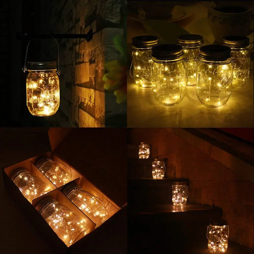 20 Leds Solar Mason Jar Christmas String Lights Led Fairy Firefly Warm White Lights Lids For Patio Lawn Garden Decor No Jars
20 Leds Solar Mason Jar Christmas String Lights Led Fairy Firefly Warm White Lights Lids For Patio Lawn Garden Decor No Jars