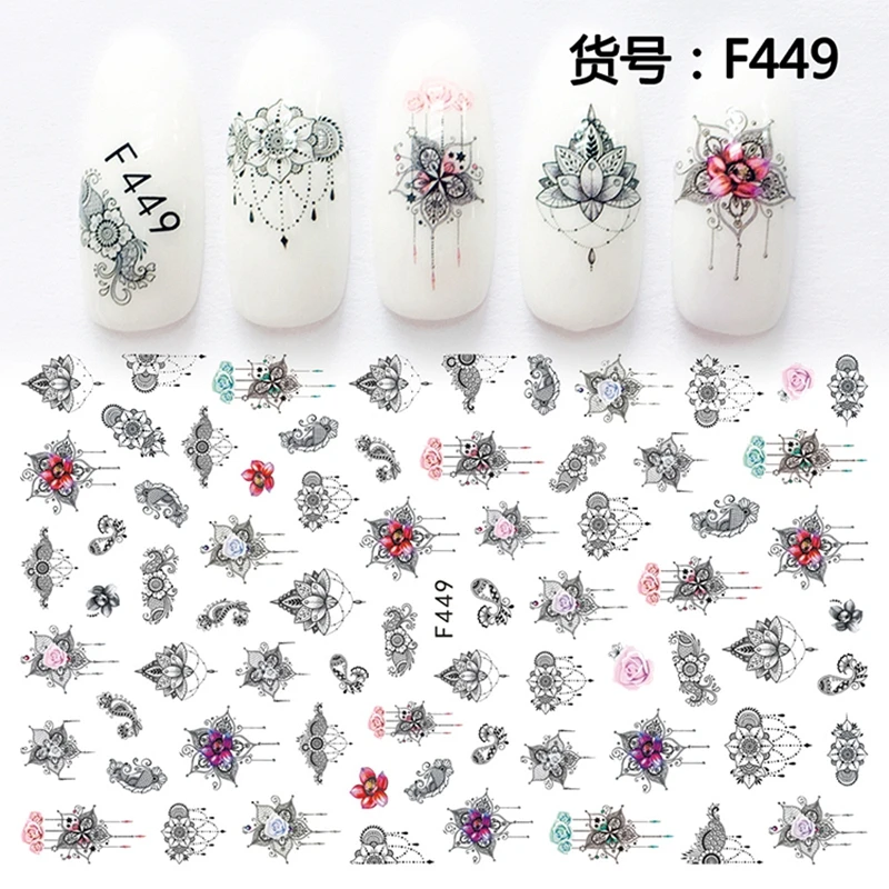 5 sheets self adhesive nail art decorations stickers acrylic flower manicure decals nails accessoires tool FF44953
5 sheets self adhesive nail art decorations stickers acrylic flower manicure decals nails accessoires tool FF44953