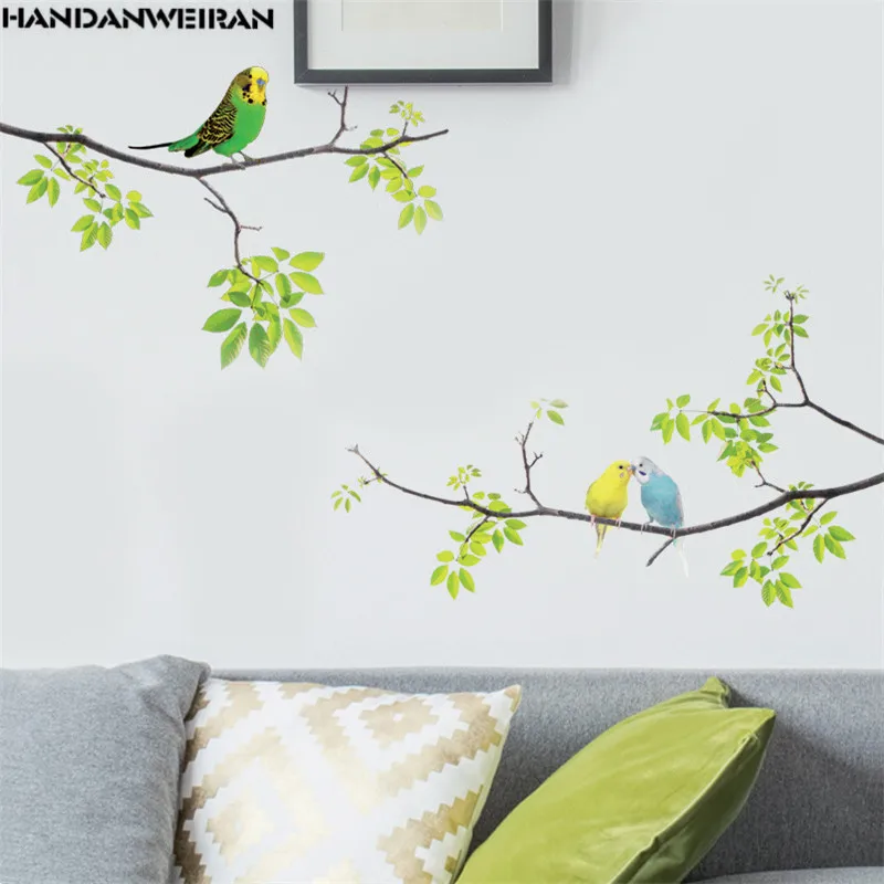 1PCS Fresh Style Painted Birds On Branch Tree Wall Sticker For Kids Room Wall Decals On The Wall Removable Home Decor Sticker
1PCS Fresh Style Painted Birds On Branch Tree Wall Sticker For Kids Room Wall Decals On The Wall Removable Home Decor Sticker