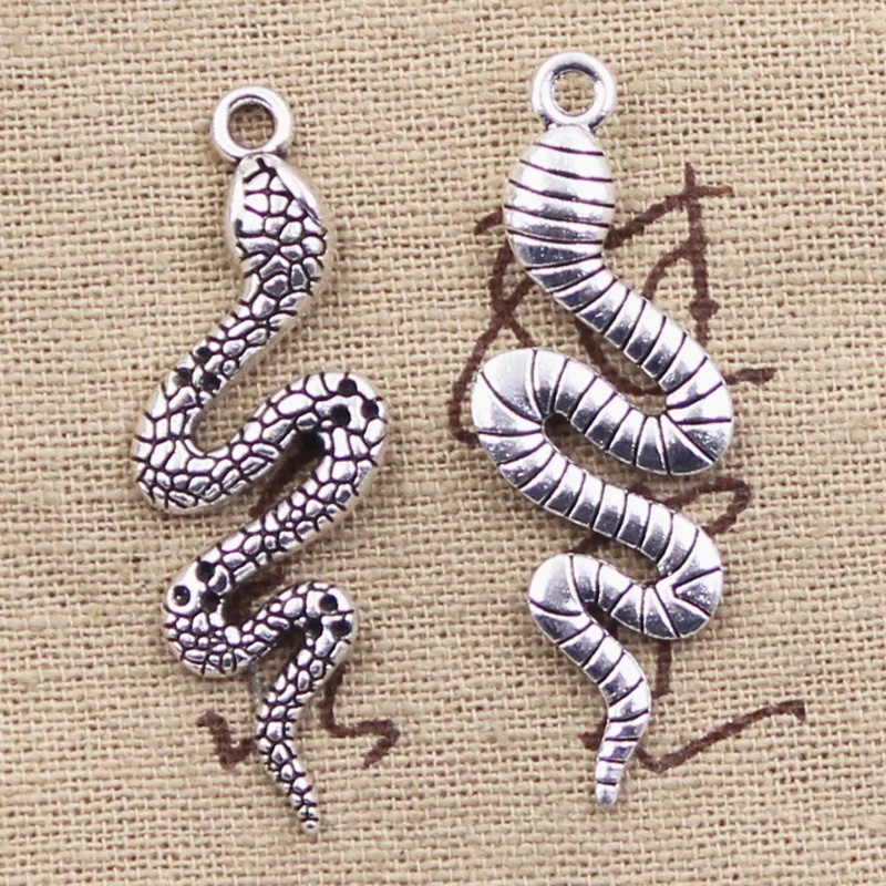 10pcs Charms Cobra Snake 42x14mm Antique Silver Color Plated Pendants Making DIY Handmade Tibetan Silver Color Jewelry
10pcs Charms Cobra Snake 42x14mm Antique Silver Color Plated Pendants Making DIY Handmade Tibetan Silver Color Jewelry