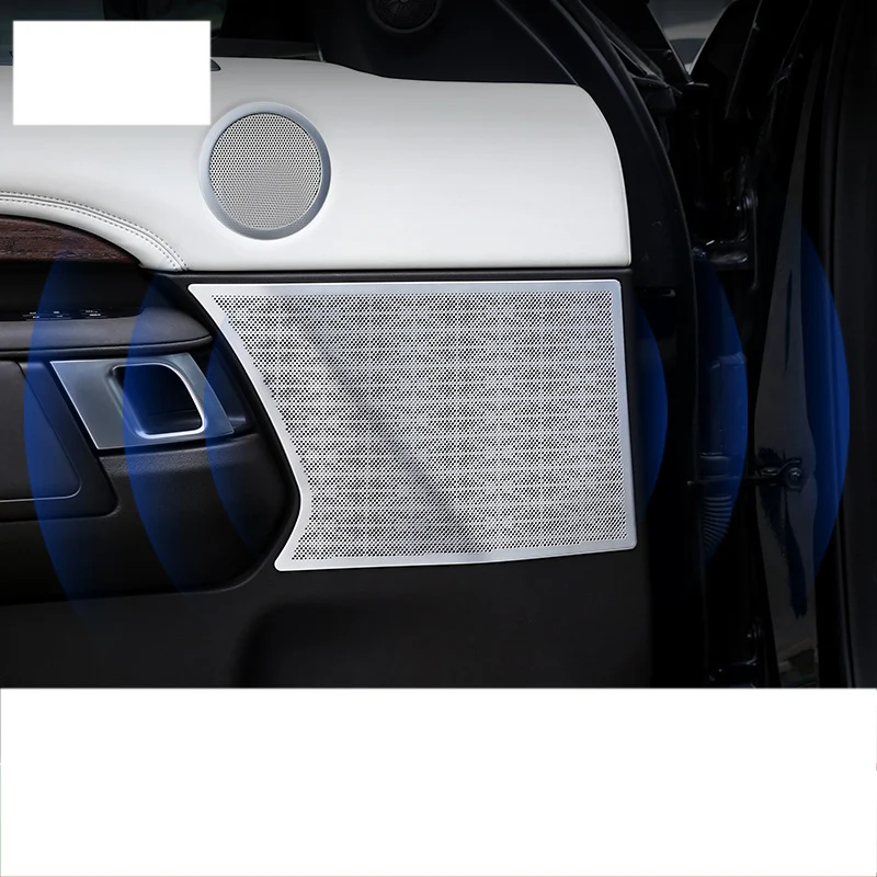 lsrtw2017 aluminum alloy car door sound frame trims for land rover discovery 5 2017 2018 2019 L462
lsrtw2017 aluminum alloy car door sound frame trims for land rover discovery 5 2017 2018 2019 L462