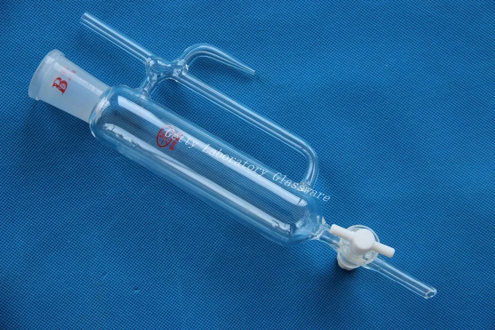 Oil Water Separator & Separating Receiver 200ml, 24/40 joint,with PTFE stopcock
Oil Water Separator & Separating Receiver 200ml, 24/40 joint,with PTFE stopcock