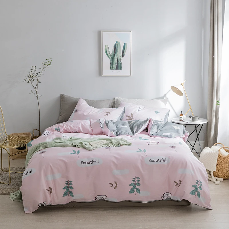 cotton Queen King size Bedding Set Soft Bedclothes Luxury Duvet/Quilt Cover Bed Linen sheet set 4/3Pieces Bedding Sets
cotton Queen King size Bedding Set Soft Bedclothes Luxury Duvet/Quilt Cover Bed Linen sheet set 4/3Pieces Bedding Sets