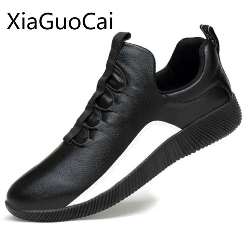 Spring Newest Men's Casual Shoes Korean PU Leather Mens Casual Sneakers Shoes Explosive Lace-up Flat Summer Casual Sneakers
Spring Newest Men's Casual Shoes Korean PU Leather Mens Casual Sneakers Shoes Explosive Lace-up Flat Summer Casual Sneakers