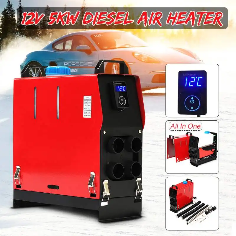 5000W 12V Air Parking Heater Multifunction All in One Host Machine with Touchs Switch Tank Pipe for Camping Home SUV Truck Boat
5000W 12V Air Parking Heater Multifunction All in One Host Machine with Touchs Switch Tank Pipe for Camping Home SUV Truck Boat