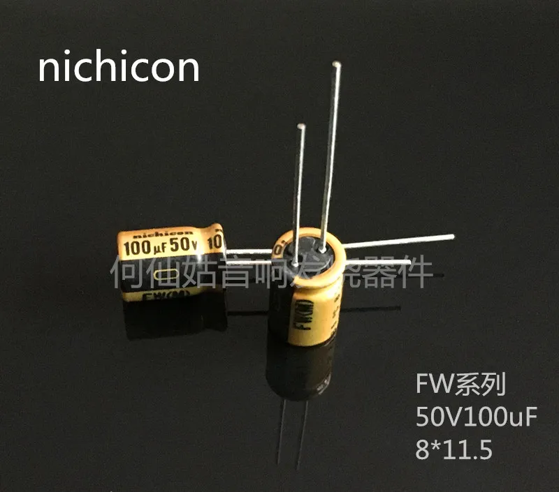 10pcs/20pcs NICHICON acoustic capacitors FW series 50v100uf 8*11.5 L audio super capacitor electrolytic capacitors free shipping
10pcs/20pcs NICHICON acoustic capacitors FW series 50v100uf 8*11.5 L audio super capacitor electrolytic capacitors free shipping